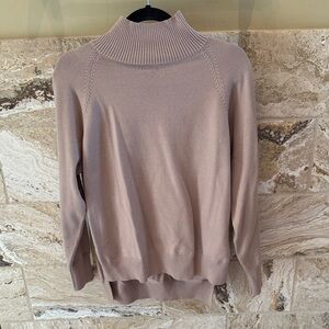 Tan turtle neck sweater